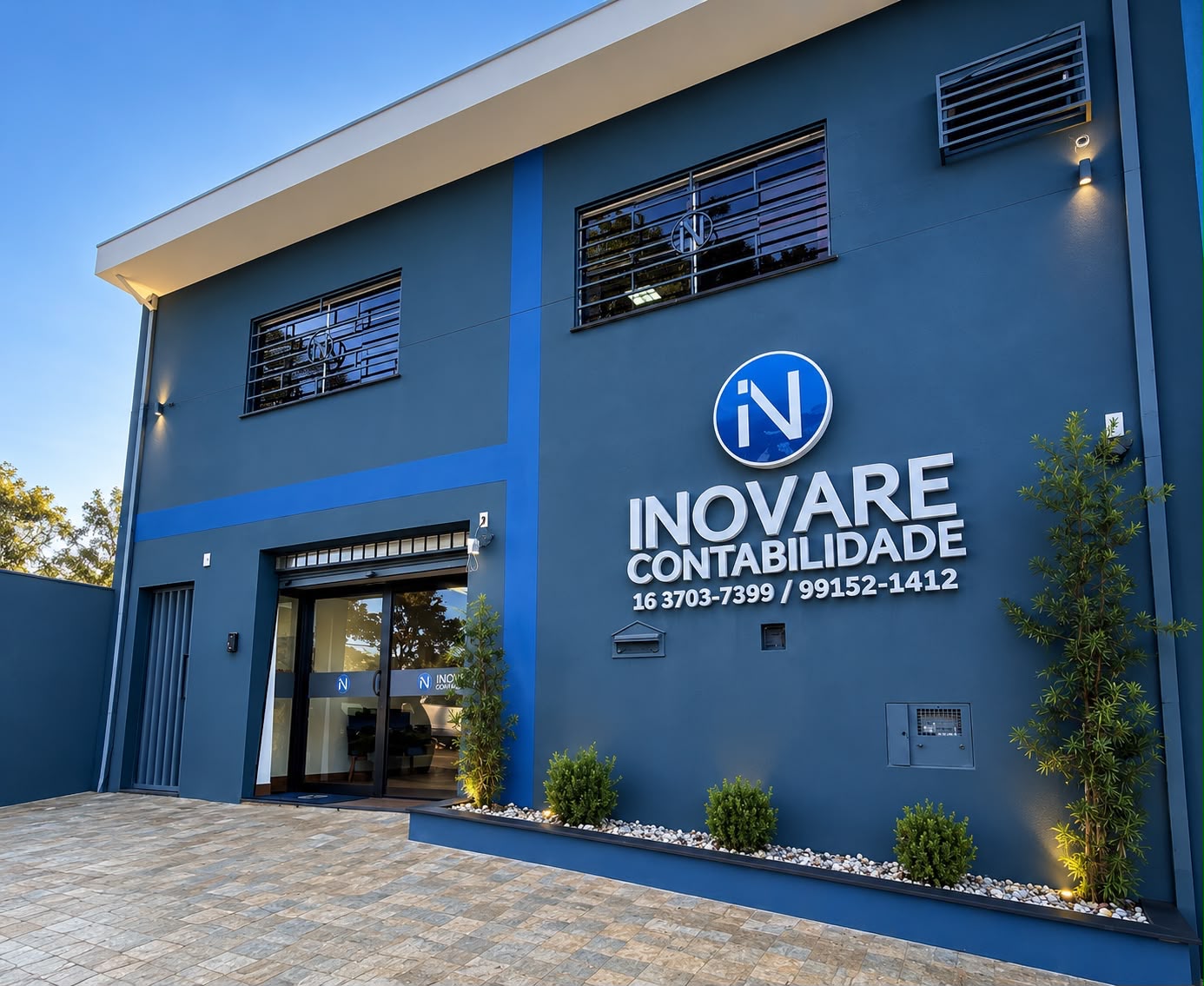 Fachada da Inovare Contabilidade em Franca/SP